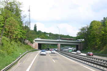 A115 Autobahn Berlin AVUS Zubringer  Spanische Allee 105