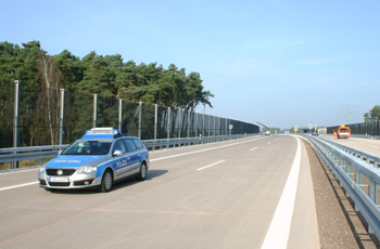 A14 Bundesautobahn Wolmirstedt Colbitz Verkehrsfreigabe Autobahnpolizei 02
