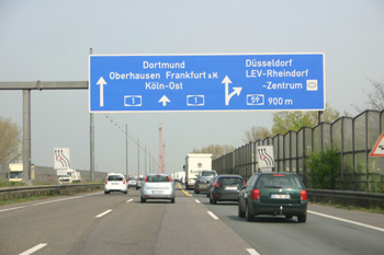 A1 Autobahnbrücke Leverkusen Sperrung für Lkw Bundesautobahn 92