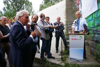 A1 Autobahnbrücke  Dr. Peter Ramsauer Michael Groschek Verkehrsminister Jürgen Roters Oberbürgermeister 50