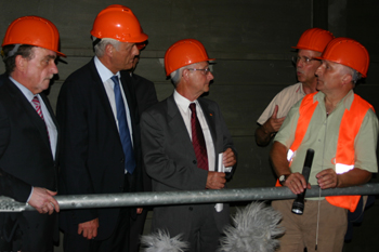 A1 Autobahnbrücke  Dr. Peter Ramsauer Michael Groschek Verkehrsminister Rheinbrücke11