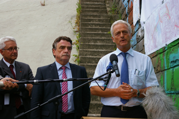A1 Autobahnbrücke  Dr. Peter Ramsauer Michael Groschek Verkehrsminister Rheinbrücke 15