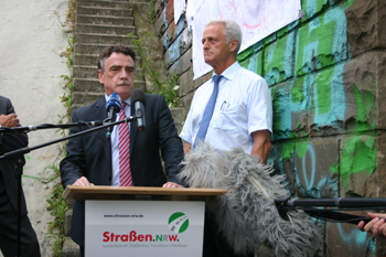 A1 Autobahnbrücke  Dr. Peter Ramsauer Michael Groschek Verkehrsminister Rheinbrücke 42