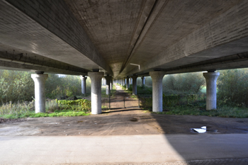 A20 Ostseeautobahn abgesackt Tribsees Trebeltalbr�cke 406