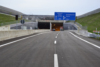 A30 Neuer Autobahnabschnitt Bad Oeynhausen Nordumfahrung Autobahntunnel 199