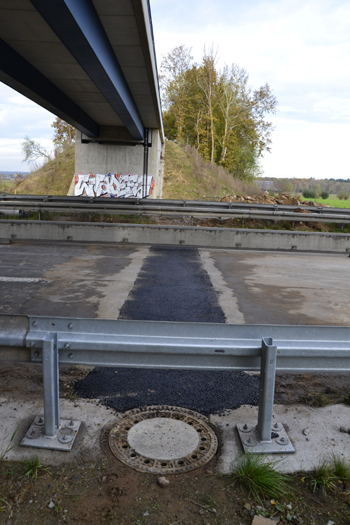 A3 Autobahn Emmerich Elten Brückeneinschub Streckenkontrolle Autobahnmeisterei 15