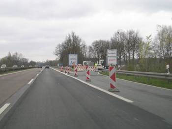 A3 Bundesautobahn Emmerich Wesel Hamminkeln Rees Oberhausen Vollsperrung Brückenabriß Brückenarbeiten 39