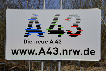 A43 Autobahnbau Autobahnkreuz Herne A 42 37