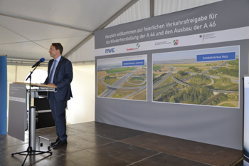 A44n Autobahn Verkehrsfreigabe RWE-Power-Vorstandsvorsitzender Frank Weigand  41