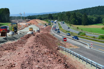 A4 Autobahnausbau Trassenverlegung Friedewald Bad Hersfeld - Eisenach 59