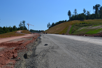 A4 Autobahnausbau Trassenverlegung Friedewald Bad Hersfeld - Eisenach  56
