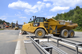 A4 Autobahnbrücke Köln Frankfurter Straße B8 Rückbau Brückenabriß Autobahnsperrung 57