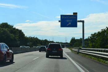 A4 Ostautobahn Wien Budapest Preßburg Bratislava Nickelsdorf Bruck an der Leitha 31