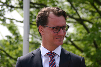 A57 Autobahnausbau sechsstreifig Krefeld Oppum Meerbusch Strümp Ossum Bösinghoven Verkehrsminister Hendrik Wüst 99