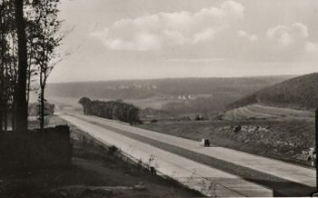 A6 Autobahngeschichte Reichsautobahn Waschmühltalbrücke Kaiserslautern  sw 