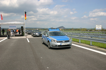 A71 Autobahn Verkehrsfreigabe Heldrungen Südharz A 38 Jungfernfahrt 36