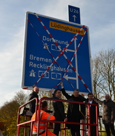 A 1 Bundesautobahn Münster sechsstreifiger Ausbau Verkehrsfreigabe 92