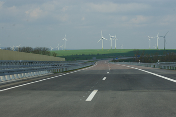 A 38 Bundesautobahn  Artern - Heldrungen 1