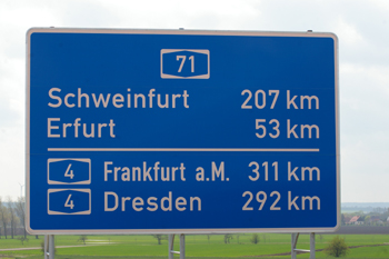 A 38 Bundesautobahn  Artern - Heldrungen 68