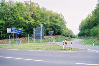 A 3 Autobahn Anschlußstelle Weibersbrunn im Spessart 27