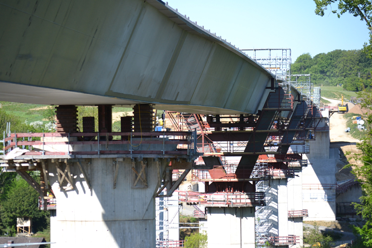 Angerbachtalbr�cke Autobahnbr�cke Neubau Ratingen Velbert Heiligenhaus Hetterscheidt 03