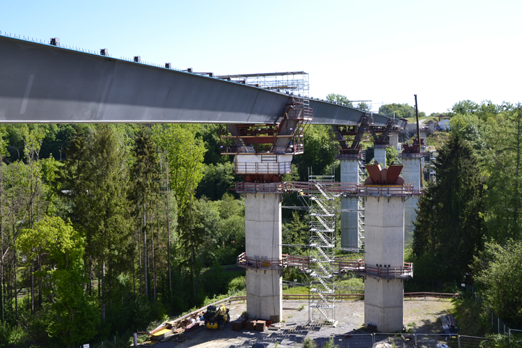 Angerbachtalbr�cke Autobahnbr�cke Neubau Ratingen Velbert Heiligenhaus Hetterscheidt 46