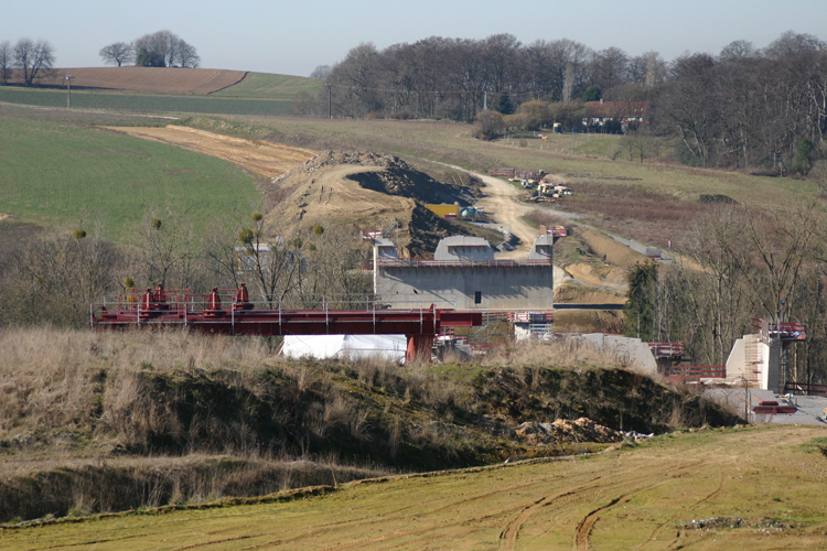 Angerbachtalbr�cke Autobahnbr�cke Neubau Ratingen Velbert Heiligenhaus Hetterscheidt 52