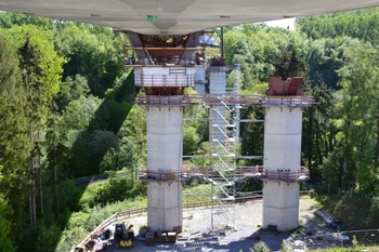 Angerbachtalbr�cke Autobahnbr�cke Neubau Ratingen Velbert Heiligenhaus Hetterscheidt 55