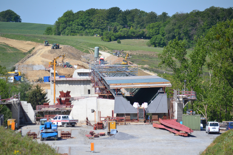 Angerbachtalbr�cke Autobahnbr�cke Neubau Ratingen Velbert Heiligenhaus Hetterscheidt 60
