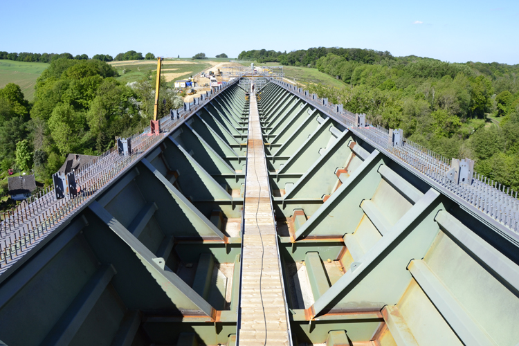 Angerbachtalbr�cke Autobahnbr�cke Neubau Ratingen Velbert Heiligenhaus Hetterscheidt 65