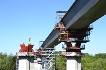 Angerbachtalbr�cke Autobahnbr�cke Neubau Ratingen Velbert Heiligenhaus Hetterscheidt 77