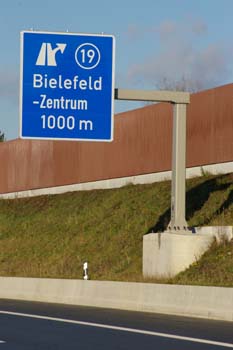 Autobahn A 33 Verkehrsfreigabe  Bielefeld Zentrum AS 77