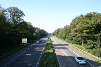 Autobahn Köln - Aachen Düren Kerpen Autobahnneubau Verkehrsumlegung 06
