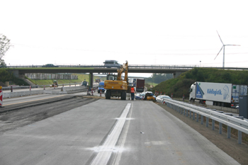 Autobahn Köln - Aachen Düren Kerpen Autobahnneubau Verkehrsumlegung 12