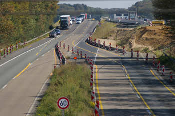 Autobahn Köln - Aachen Düren Kerpen Autobahnneubau Verkehrsumlegung 78