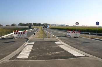 Autobahn Köln - Aachen Düren Kerpen Autobahnneubau Verkehrsumlegung  Elsdorf 63