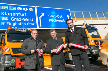 Autobahn Österreich Verkehrsfreigabe Graz-Ost 1