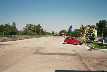 Autobahn Rum�nien A1 Autostrada Pitesti - Bukarest Bucuresti Rastst�tte Tankstelle km 36 34