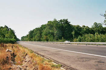 Autobahn Rumänien A1 Autostrada Pitesti - Bukarest Bucuresti Raststätte km 42 26