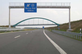 Autobahn Umfahrung Borna A 72 Chemnitz - Leipzig 22
