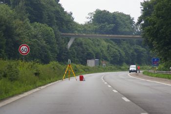 Autobahn Vollsperrung A52 Breitscheid - Essen-Kettwig 38