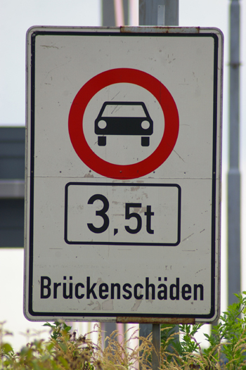 Autobahnbrücke A1 Leverkusen Köln-Merkenich Rheinbrücke Vollsperrung 23