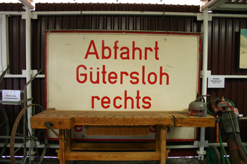Autobahnmeisterei Oelde Autobahn A2 Autobahnmuseum Abfahrt Gütersloh 16