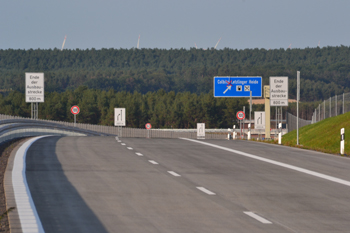 Autobahnneubau A 14 Colbitz Tangerhütte Ausbauende 40