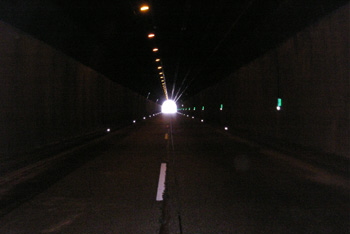Autobahntunnel A 8 Lämmerbuckel funktionaler Tunneltest 11