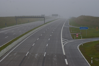 Bundesautobahn A4 Jagdbergtunnel Jena Freigabe Nordr�hre Verkehrsumlegung Autobahntunnel 10