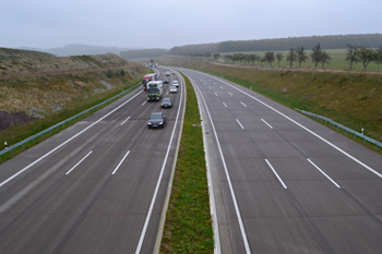 Bundesautobahn A4 Jagdbergtunnel Jena Nordr�hre Verkehrsumlegung 80
