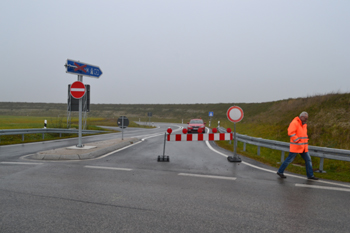 Bundesautobahn A4 Jagdbergtunnel Nordr�hre Verkehrsumlegung 30
