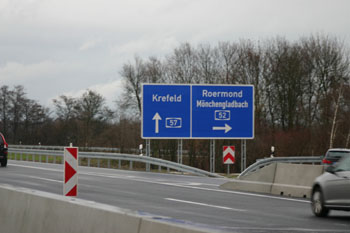 Bundesautobahn A57 sechsstreifiger Ausbau 96