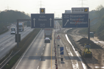 Bundesautobahn A 57 Autobahnkreuz Kaarst BAB A 52 79